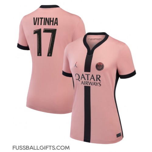 Paris Saint-Germain Vitinha #17 Fußballbekleidung 3rd trikot Damen 2024-25 Kurzarm